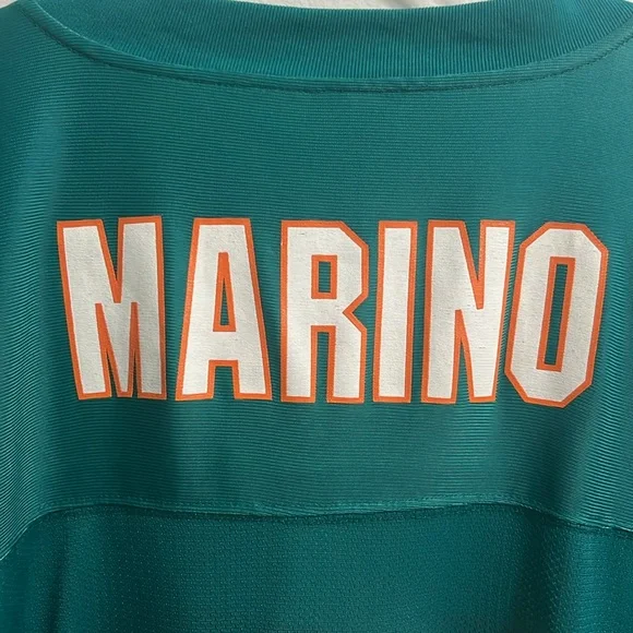 Vintage Reebok Size 54 Dan Marino Reversible Dolphins Jersey - Picture 16 of 16